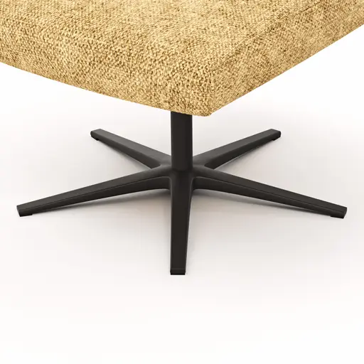 Hocker Noto Relax II - Stoff, Senfgelb