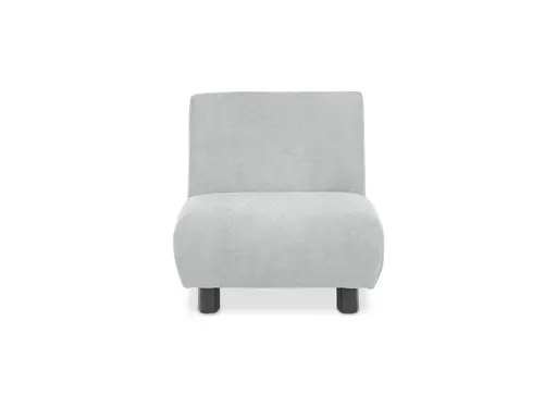 Faltsessel EBBY - ohne Armlehne inkl. Schlaffunktion, Stoff, Grau