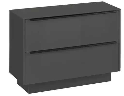 Unterschrank - B ca. 72 cm, Anthrazit