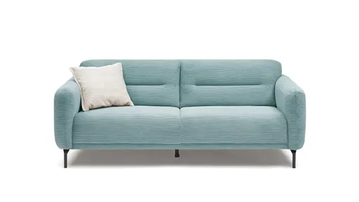 Sofa - 3-Sitzer, Stoff, Petrol