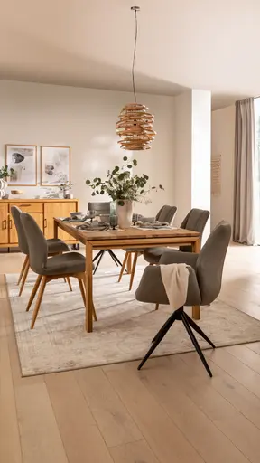 Sideboard Farmingdale light - Eiche massiv, natur geölt