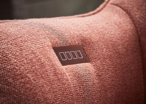 Relaxsessel Girona -  inklusive motorischer Relaxfunktion, Stoff, Leder, Rose