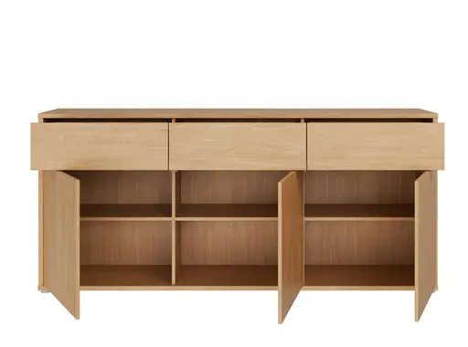 Sideboard FAID- B ca. 184 cm, Sandeiche Dekor