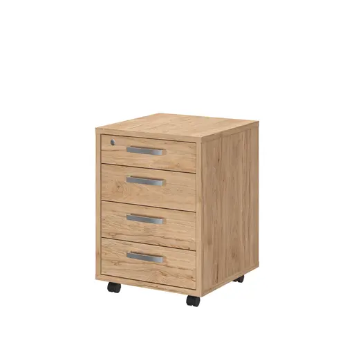 Rollcontainer- B ca.48 cm, Eiche Dekor