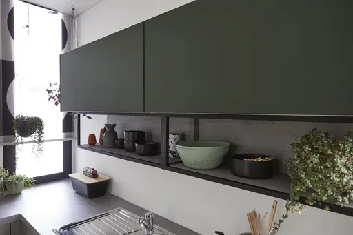 Winkelküche 52.210 GL 2 521,Beton Nebelgrau Nachbildung