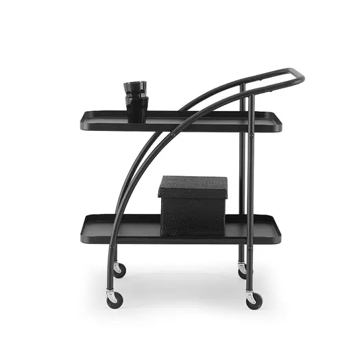 Servierwagen- Metall Anthrazit, BHT ca. 66x69x42 cm