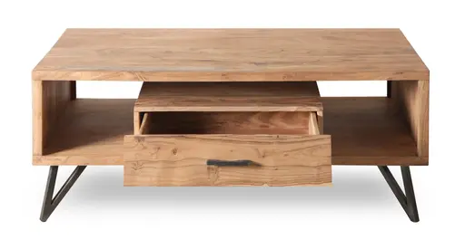 Couchtisch - LB ca. 118x60 cm, Akazie massiv