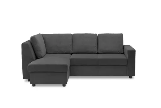 Ecksofa PRO FLEXX - Ecke links, 2-Sitzer, Stoff, Anthrazit