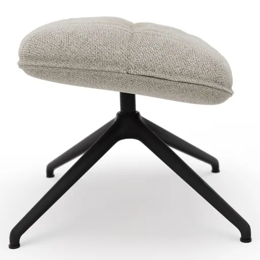 Hocker Unn - Stoff, Beige