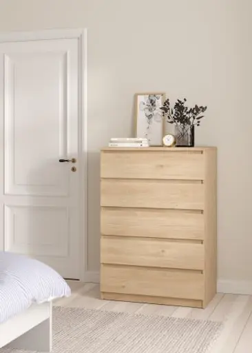 Kommode - B ca. 77 cm, Jackson Hickory Nachbildung