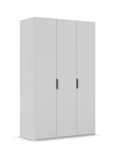 Drehtürenschrank ROVERO- B ca. 135 cm, Hellgrau