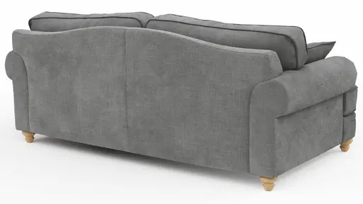Sofa Mapleton - 3-Sitzer, Stoff, Anthrazit