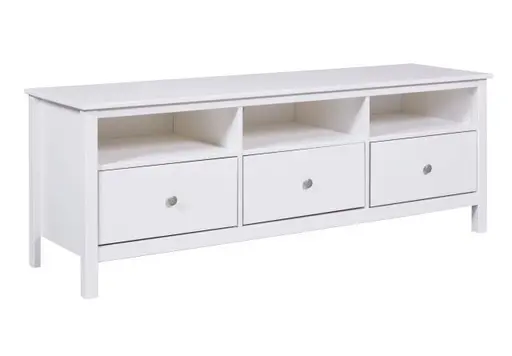 TV-Lowboard - B ca. 160 cm, Weiß