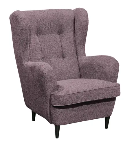 Sessel - Webstoff, Aubergine