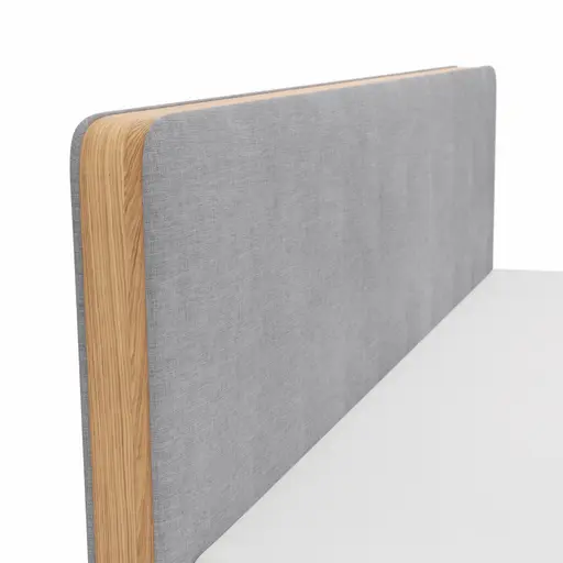 Boxspringbett Odense - Liegefläche ca. 180x200 cm, Stoff, Grau
