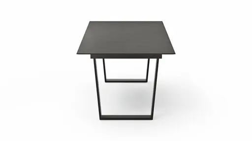 Esstisch Dinner - verlängerbar, LB ca. 200x95 cm, Kunststoff, Dunkelgrau