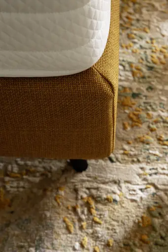 Boxspringbett Navelli 2 - Liegefläche ca. 180x200 cm, Stoff, Kurkuma