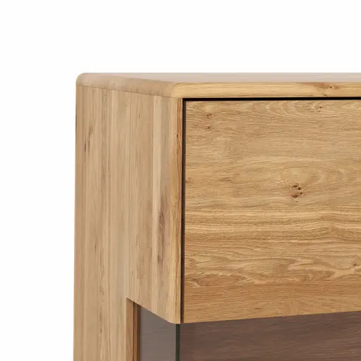 Highboard Hillsboro - Wildeiche natur, geölt