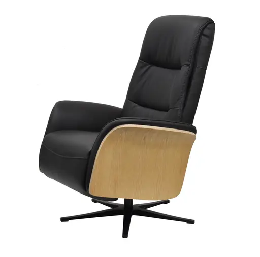 TV-Sessel MARCES - drehbar, Relaxfunktion, Kopfteilverstellung, Leder, Schoko