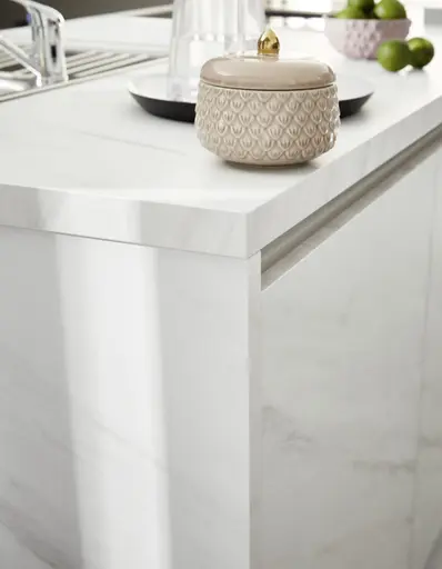 Inselküche 51.190 CO 3 520, Mattlack Achatgrau