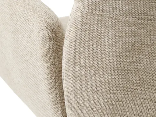 Armlehnstuhl - drehbar, Stoff, Sand