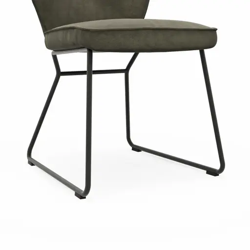 Stuhl Westmore - Stoff, Dunkelgrün