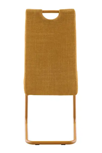 Freischwinger - Stoff, Gelb