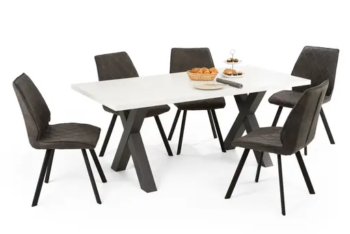 Stuhl MADY - Stoff, Schlamm