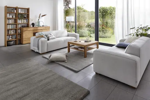 Couchtisch Cartago Soft - BHT ca. 90x45x90 cm, Wildeiche massiv, natur geölt