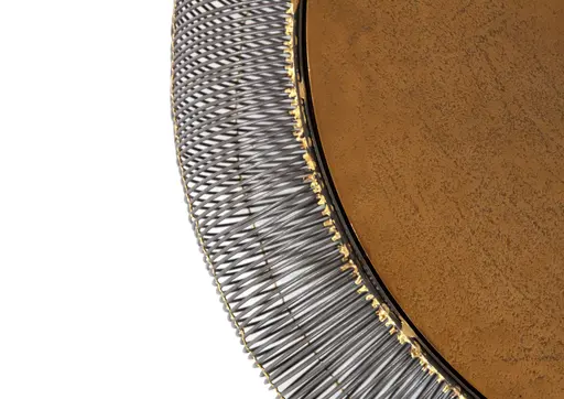 Beistelltisch Coffe - D. ca. 51 cm, Metall, Schwarz