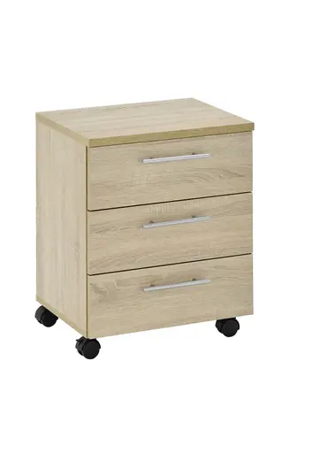 Rollcontainer - B ca. 40 cm, Sonoma Eiche Nachbildung