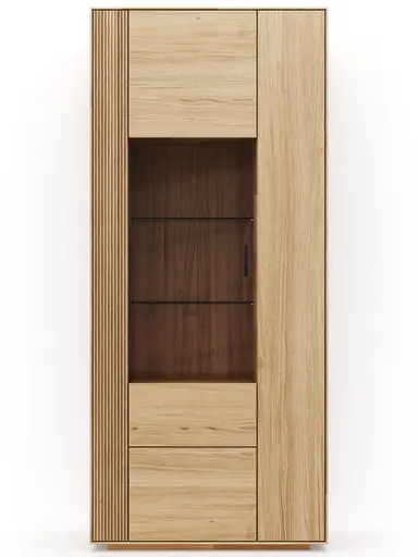 Vitrine Estana - Eiche massiv, legno
