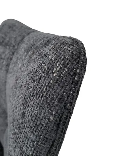 Armlehnstuhl MILENA - drehbar, Stoff, Anthrazit