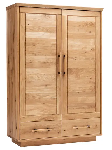 Hochzeitsschrank Oreia - Wildeiche massiv, natur geölt