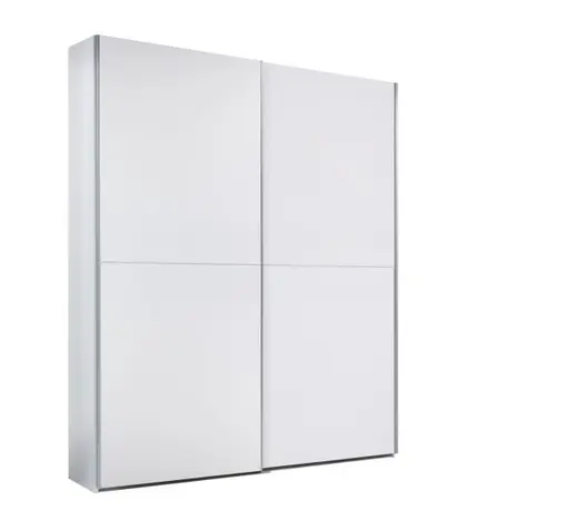 Schwebetürenschrank- B ca. 170 cm, Weiß
