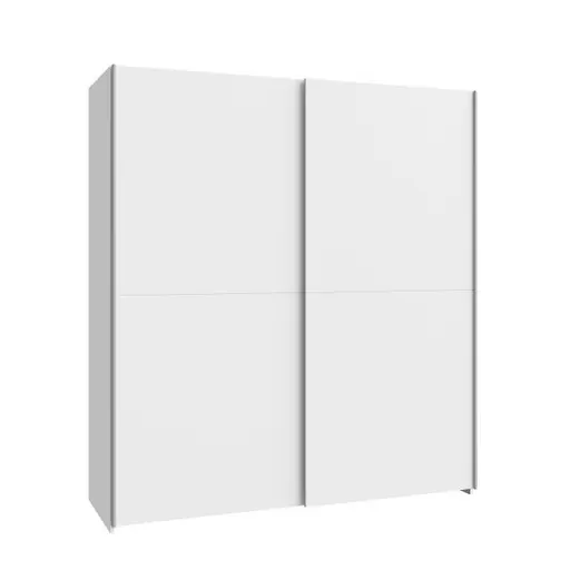 Schwebetürenschrank FREDDY- B ca. 170 cm, Weiß