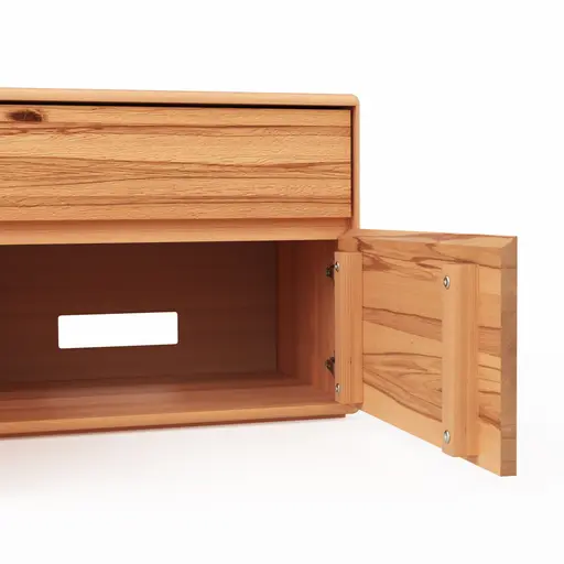 Mediaboard Hillsboro - Buche/Kernbuche natur, geölt