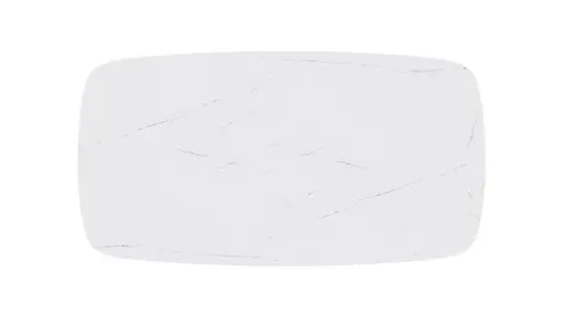 Esstisch Jari - LB ca. 180x95 cm, Keramik, Weiß