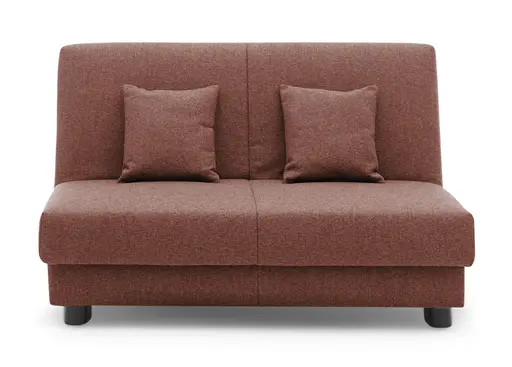 Schlafsofa EASY EXPRESS  - 2-Sitzer, 140 cm inkl. Schlaffunktion, Stoff Rot