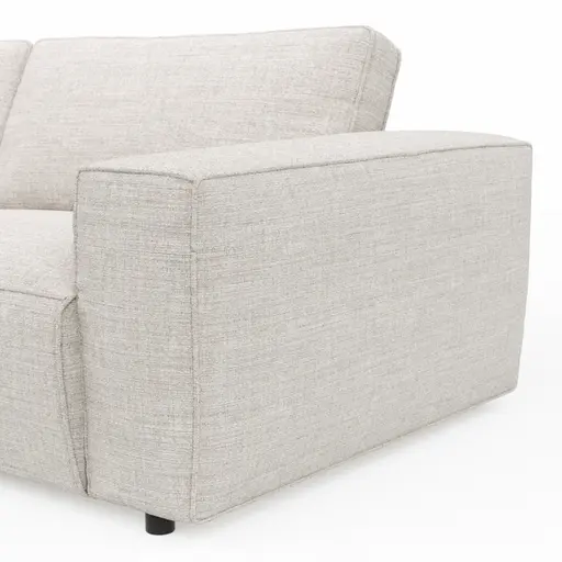 Sofa Lilaia - 1,5-Sitzer XL Tief mit 1,5-Sitzer XL, Stoff, Kaschmir