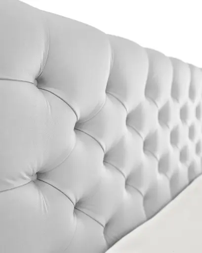 Boxspringbett SANDRIN E- Liegefläche ca. 180x200 cm, Stoff, Hellgrau