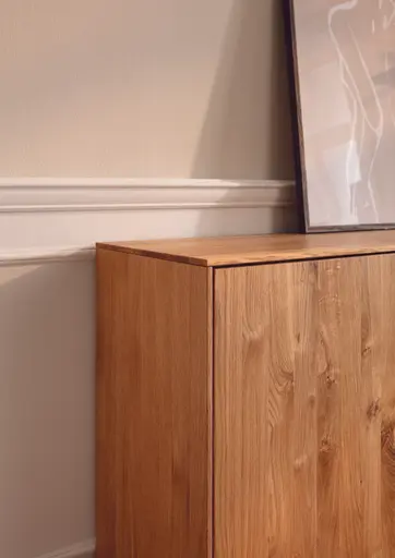 Sideboard Saratoga - Wildeiche massiv, natur geölt