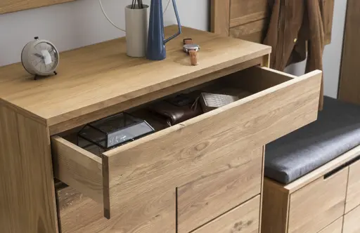 Schuhschrank- Eiche Dekor