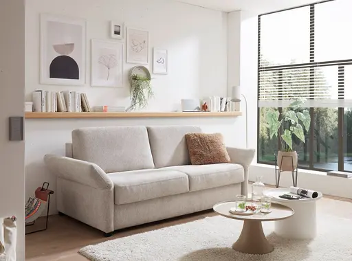 Faltbett - Schlaffunktion, Stoff, Natur