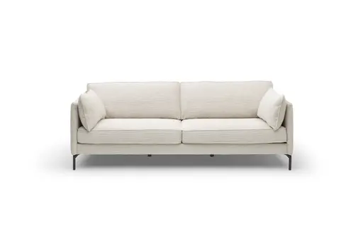 Sofa- 3,5-Sitzer, Stoff, Creme
