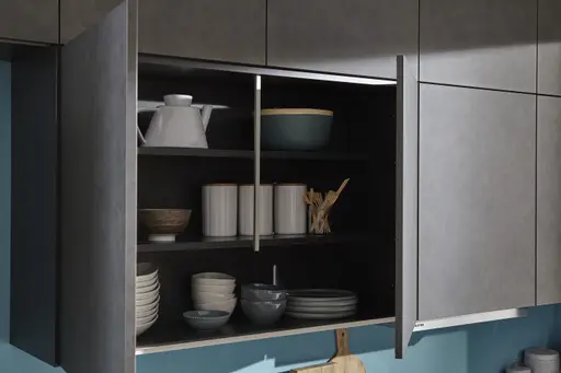 Küchenzeile 52.210 GL 4 523, Beton schiefergrau Nachbildung 