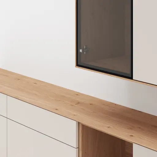 Wohnwand Medio - Melamin, Sand