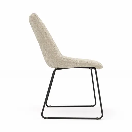 Stuhl Maluhia - Stoff, Beige