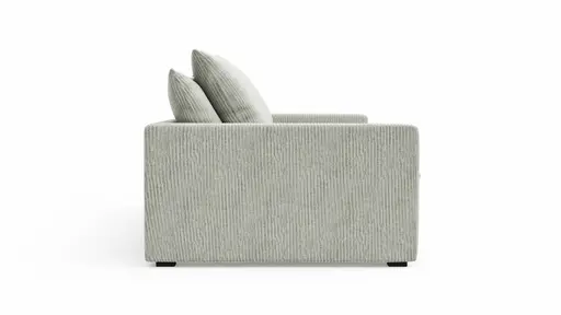 Sofa Ulf - 3,5-Sitzer, Cord, Hellgrau
