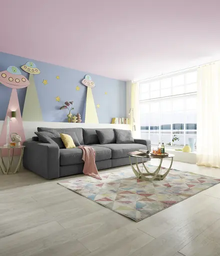 Big Sofa JOVIN - Stoff, Grau